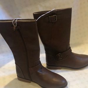 Cat & Jack Brown Leather Boots